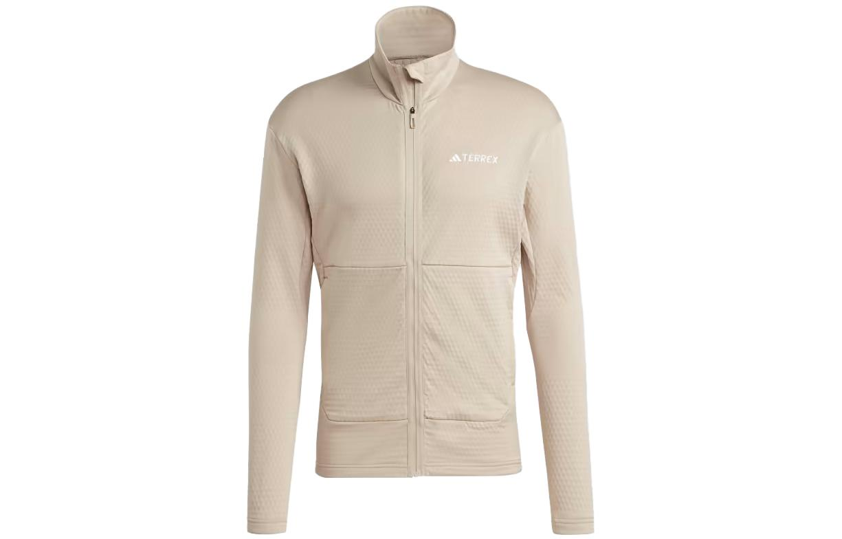 adidas Letter Logo Stand Collar Jacket Beige Japan Edition IB1217-JAPAN