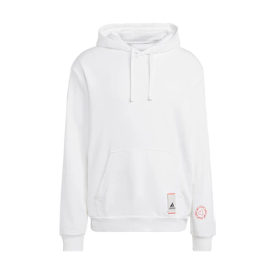 adidas Letter Print Casual Hoodie Unisex White IL8297