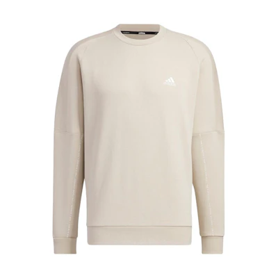 adidas Letter Print Crewneck Loose Fit Long Sleeve Sweatshirt Beige (Japan Edition) IK7328-JAPAN