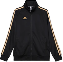 adidas Lifestyle Black Gold Striped Logo Track Jacket Unisex TR30JR-BG adidas Lifestyle Black Gold Striped Logo Track Jacket Unisex TR30JR-BG