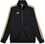 Order adidas Lifestyle Jaket Track Hitam Emas Logo Garis Unisex TR30JR-BG