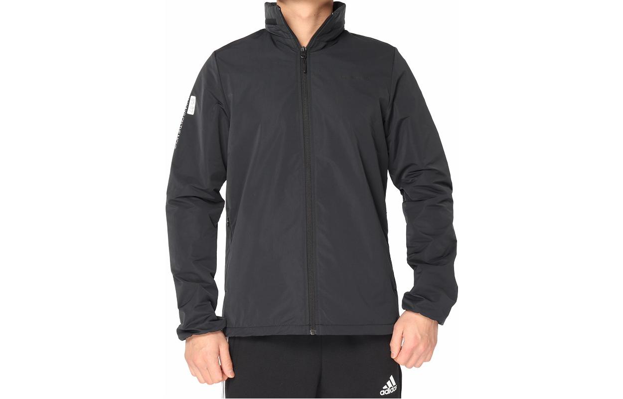 adidas Lifestyle Series Simple Logo Windbreaker Jacket Black/Grey (Men’s) DZ7573