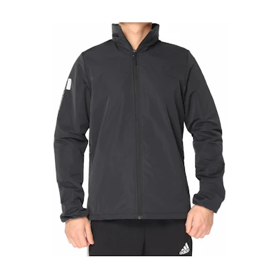 adidas Lifestyle Series Simple Logo Windbreaker Jacket Black/Grey (Men’s) DZ7573