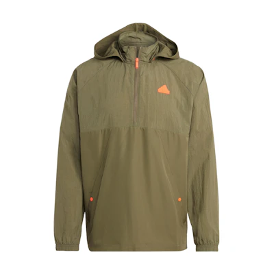 adidas Lift Your Mind Hoodie Olive Green Unisex Casual Jacket IP3727