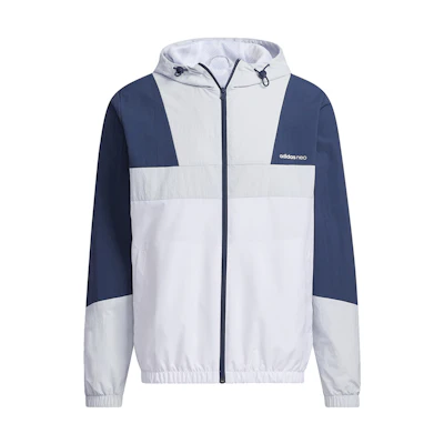 adidas Light Blue Casual Sports Hoodie Jacket H45092