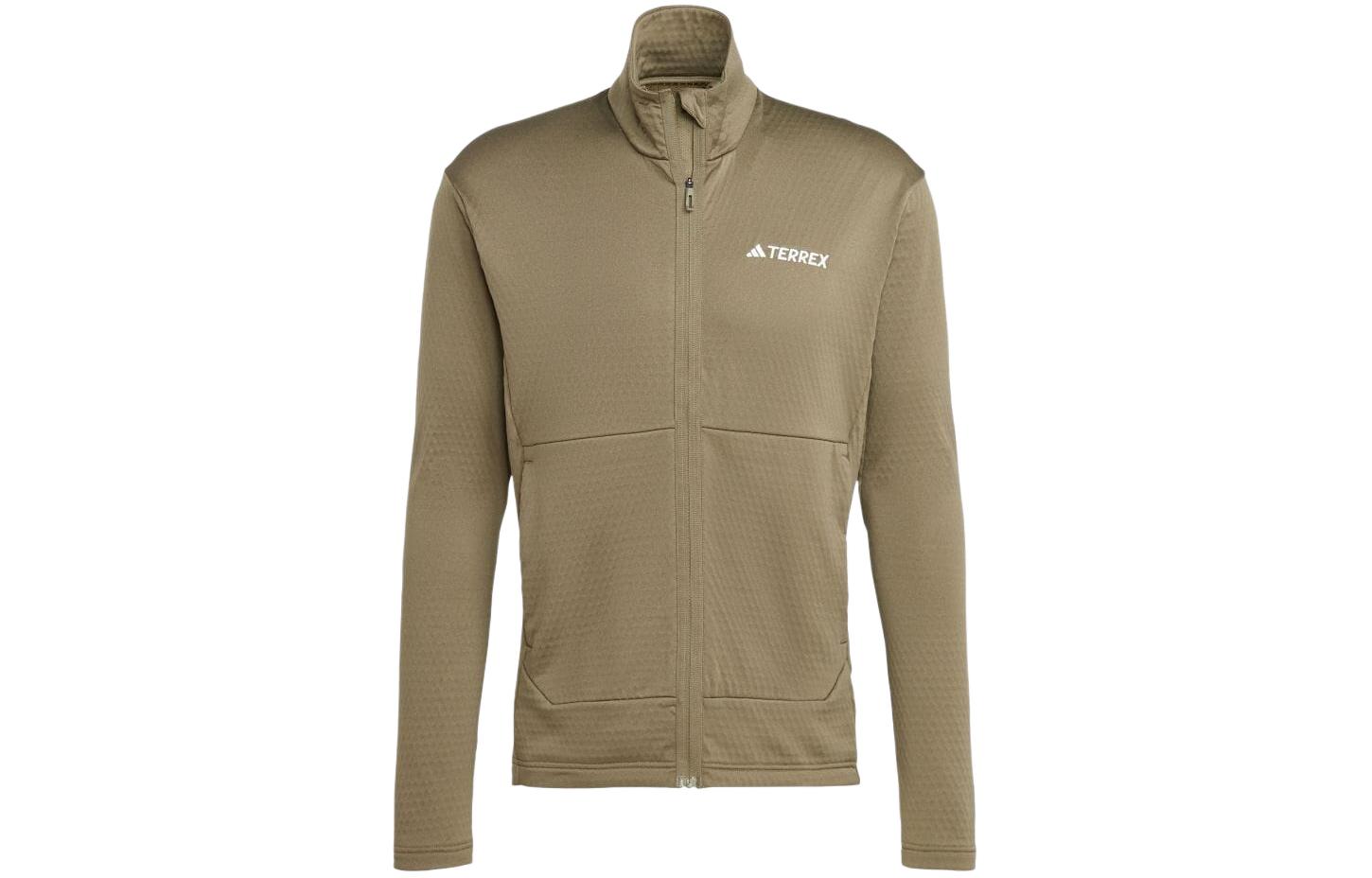 adidas Light Fruit Logo Printed Slim Fit Track Jacket Green - Long Sleeve IQ3742