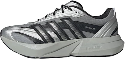 adidas Lightblaze Glow Running Shoes - Comfortable Gray Silver Black HQ7451 adidas Lightblaze Glow Running Shoes - Comfortable Gray Silver Black HQ7451