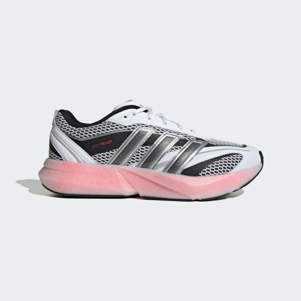 adidas Lightblaze Glow Shoes - Stylish Glow-in-the-Dark Sneakers for All Occasions Cloud White/Core Black/Lucid Red JS2061