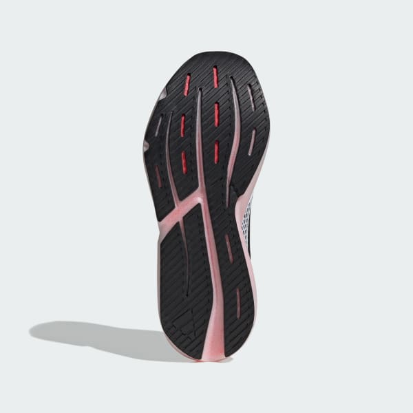 Lookbook adidas Lightblaze Glow 夜光運動鞋 - 雲白/黑色/亮紅色時尚百搭款 JS2061