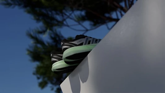 Lookbook Adidas Lightblaze Glow Sneakers Core Black/Silver Metallic/Lime Burst JP6321