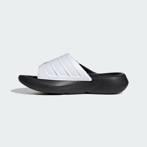 Sizing Adidas Lightblaze Slides Zwart/Wit JS3588