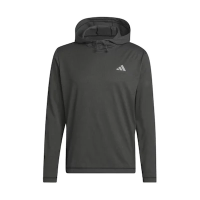 adidas Lightweight Logo Hoodie Black Color Long Sleeve Pullover IL9643