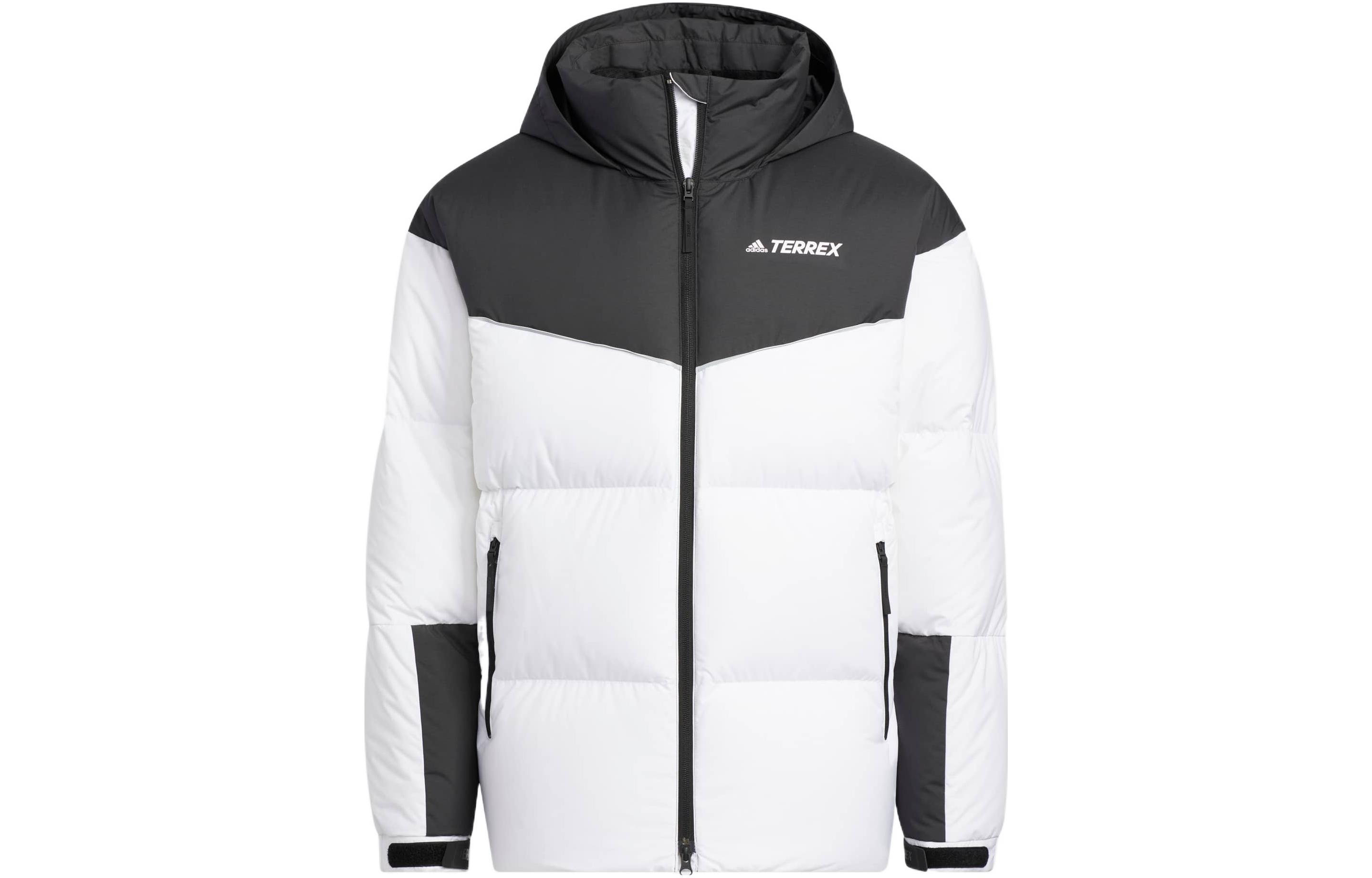 Order adidas Lightweight Quilted Puffer Jacket White Unisex with Logo Print and Zip. HN2007