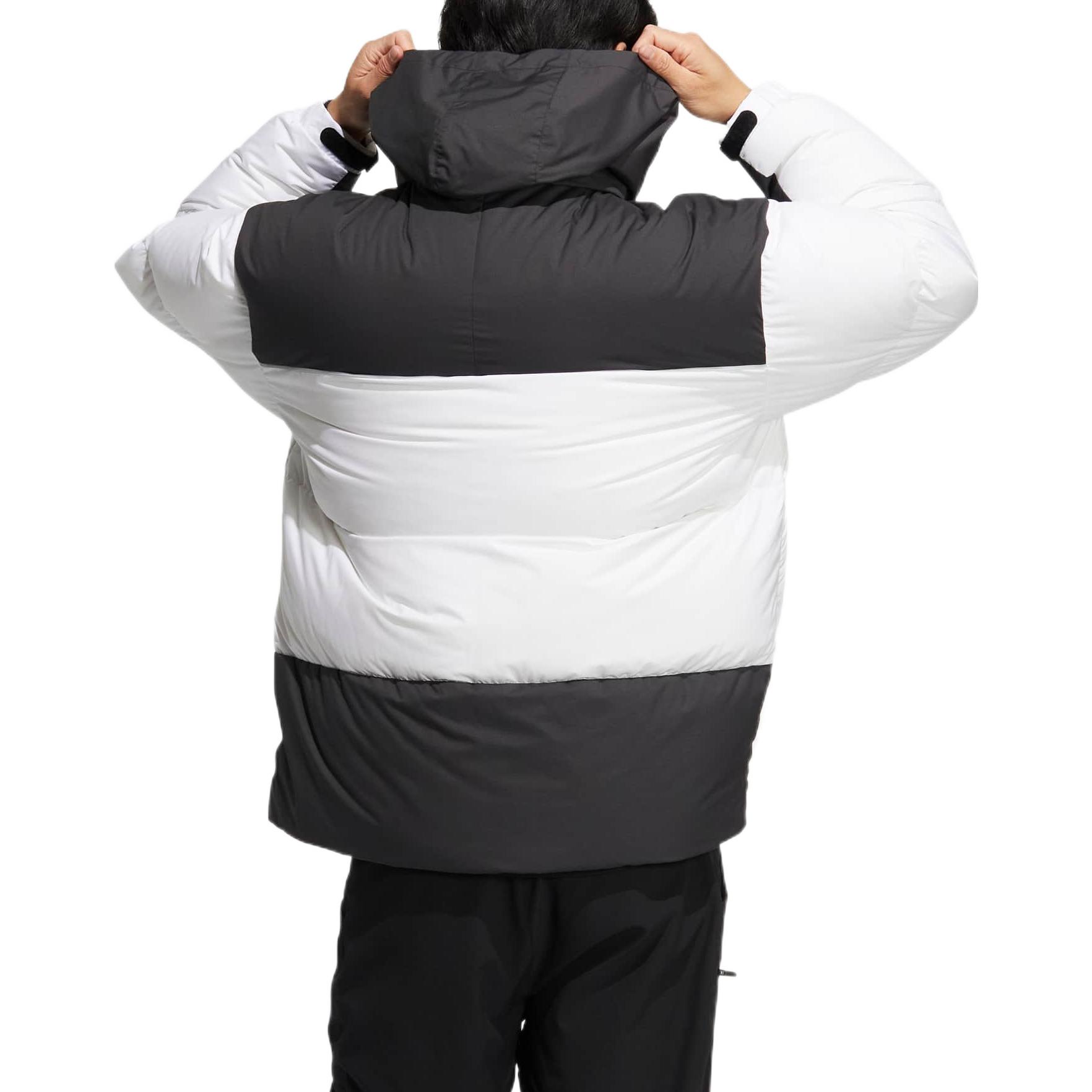 Shop adidas Lightweight Quilted Puffer Jacket White Unisex with Logo Print and Zip. HN2007
