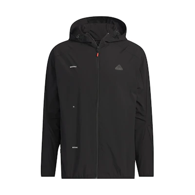 adidas Lightweight Solid Color Hooded Jacket Black IA8135