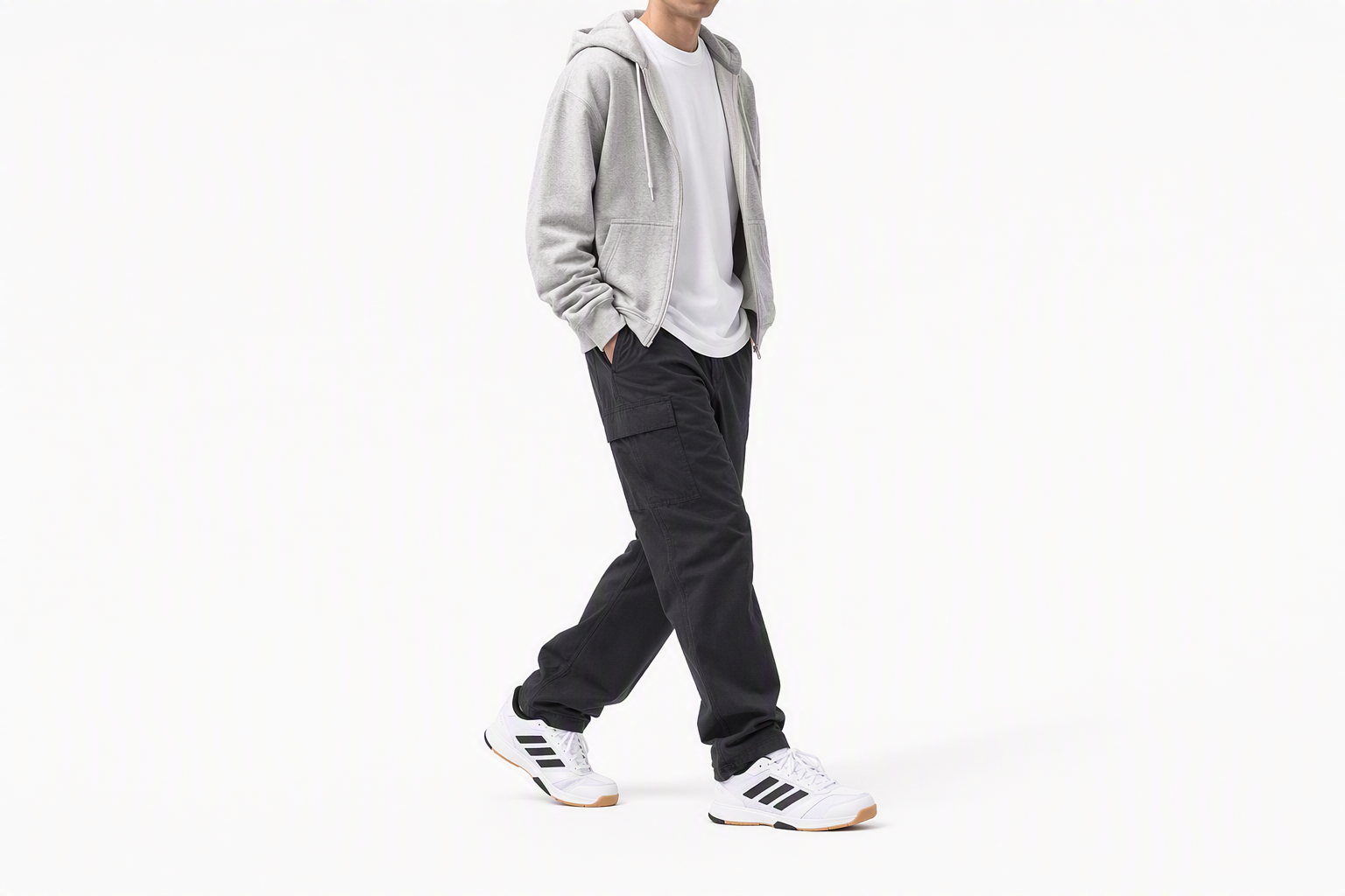 Order adidas Ligra 8 Indoor 'White Black' JI1505