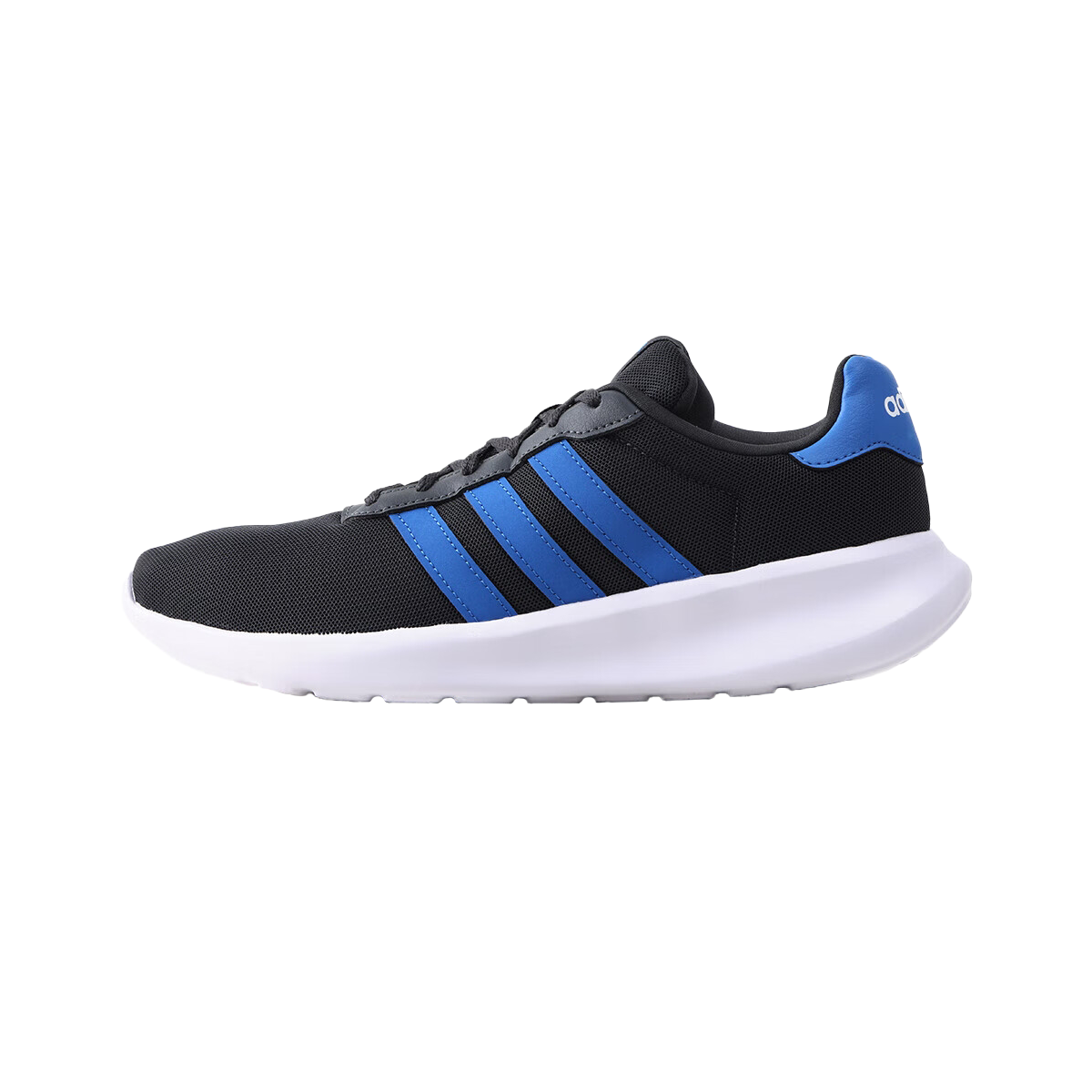 Buy adidas neo Lite Racer 3.0 潮流舒適防滑耐磨 低幫 休閒跑步鞋 男款 黑藍