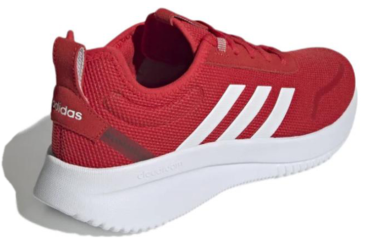 Shop adidas neo Lite Racer Rebold 舒適 耐磨 低筒 跑步鞋 男款 紅