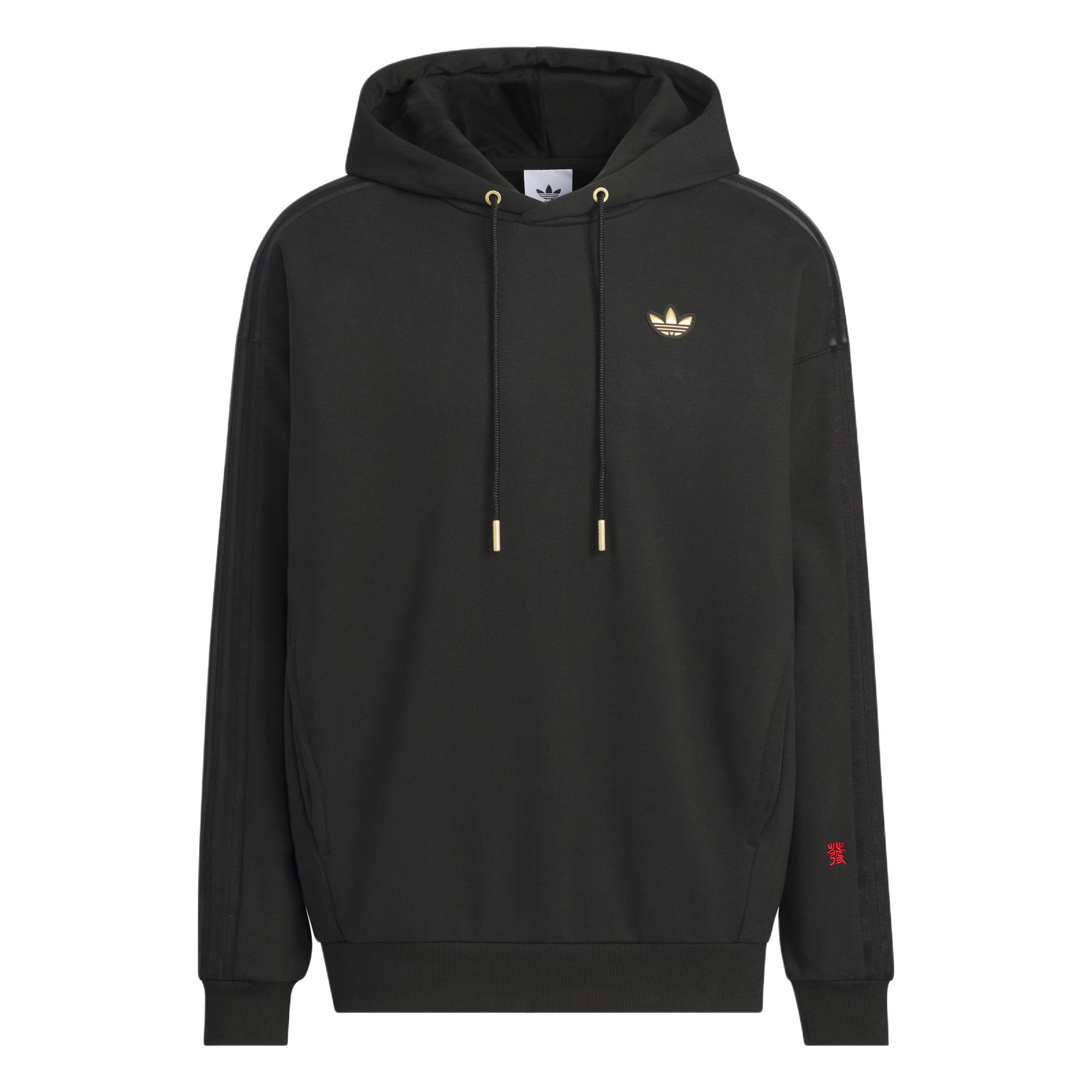 adidas LNY Year of the Snake Colorblock Hoodie Unisex Black KA0819