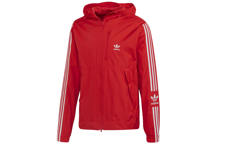 adidas Lock Up WB Retro Full-Zip Hoodie Jacket Men’s Bright Neon Pink FM3816