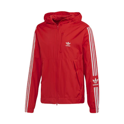 adidas Lock Up WB Retro Full-Zip Hoodie Jacket Men’s Bright Neon Pink FM3816