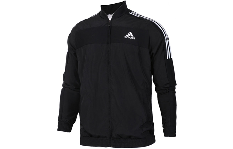 adidas Logo 3-Stripes Track Jacket Black B45845