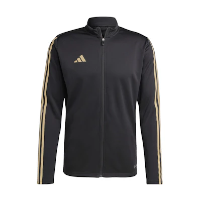 adidas Logo 3-Stripes Zip-Up Track Jacket Black HR7277
