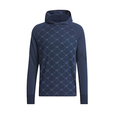 adidas Logo All-Over Print Pullover Hoodie Japan Edition Navy Blue IN2660-JAPAN