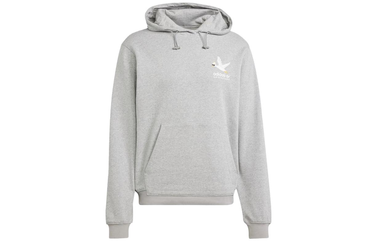 adidas Logo Animal Print Drawstring Hoodie HZ1149