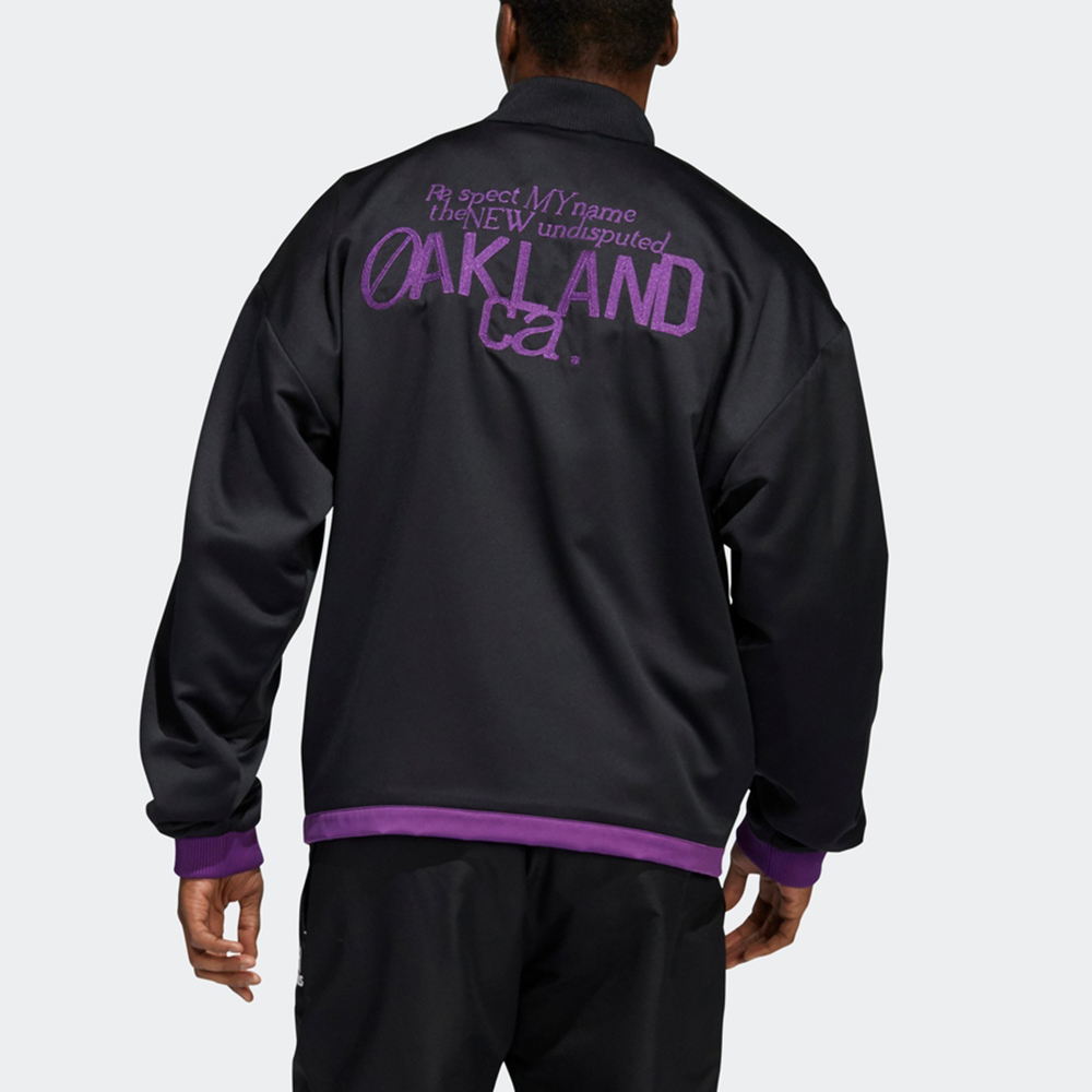 adidas Logo Black Basketball Jacket HE5466 圖 4