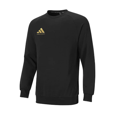 adidas Logo Casual Pullover Crewneck Sweatshirt Unisex Black/Gold aCLLSPS3CS-BG