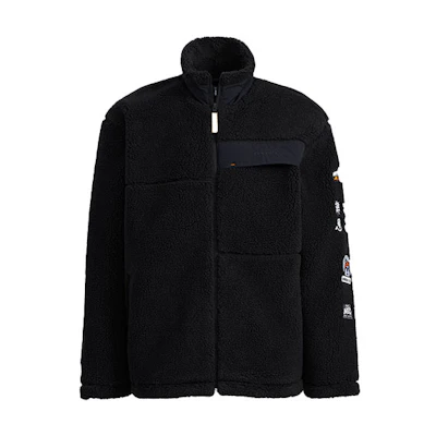 adidas Logo Casual Windbreaker Jacket Black - Unisex Couple Style HG9030