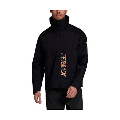 adidas Logo Comfort Sports Hoodie Jacket Black FT9676