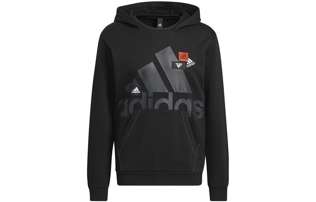 adidas Logo Crewneck Long Sleeve Sweatshirt Japan Edition Black HN8980-JAPAN