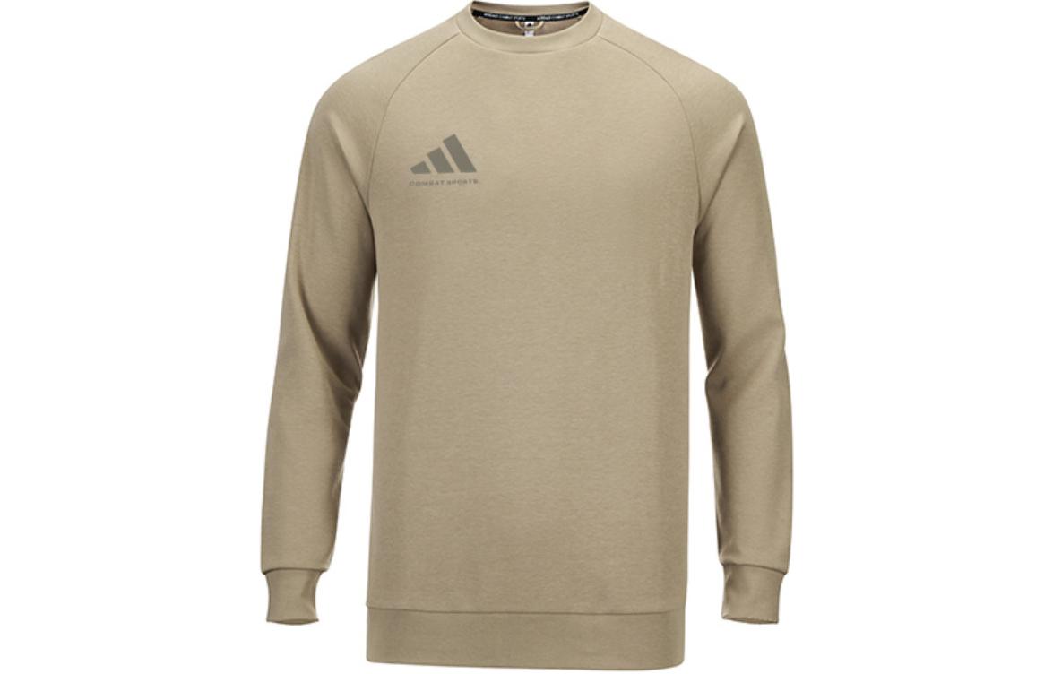 adidas Logo Crewneck Pullover Sweatshirt Unisex Grey Casual Sportswear aCLLSPS3CS-GYDG