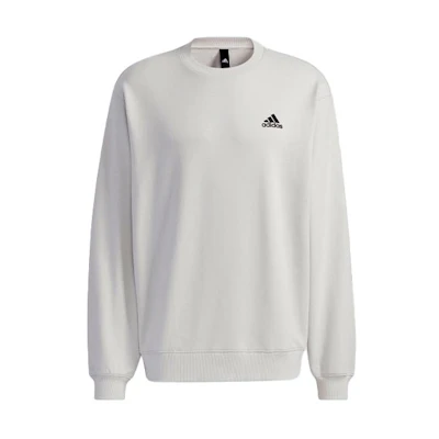adidas Logo Crewneck Sweatshirt Light Gray - Training Apparel H37068