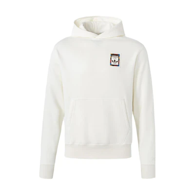 adidas Logo Embroidered Crewneck Sweatshirt Unisex White IP7541