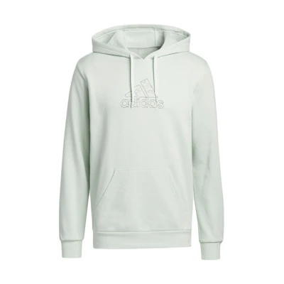 adidas Logo Embroidered Green Hoodie for Men HK6771