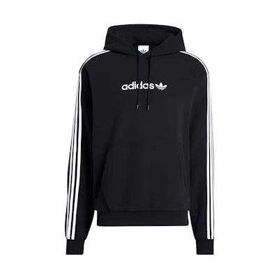 adidas Logo Embroidered Pullover Hoodie Japan Edition Black H31236-JAPAN