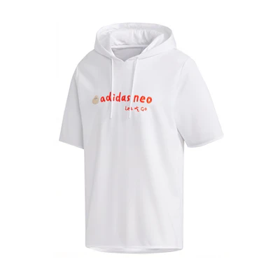 adidas Logo Embroidered Pullover Hoodie White - GP5824