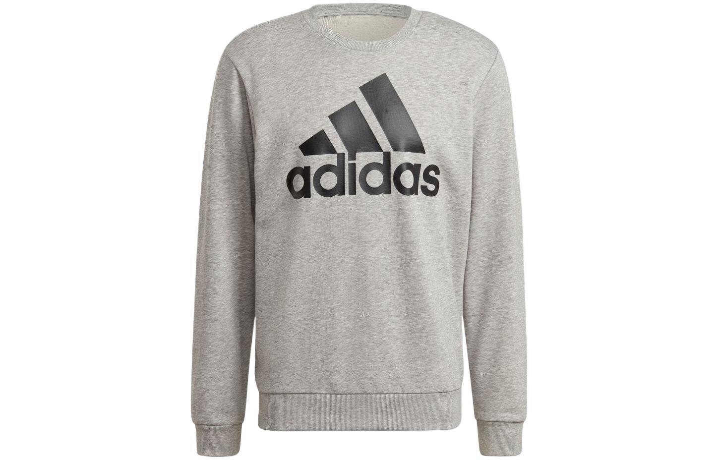 adidas Logo Graphic Crewneck Pullover Sweatshirt Grey Japan Edition GK9077