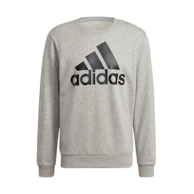 adidas Logo Graphic Crewneck Pullover Sweatshirt Grey Japan Edition GK9077