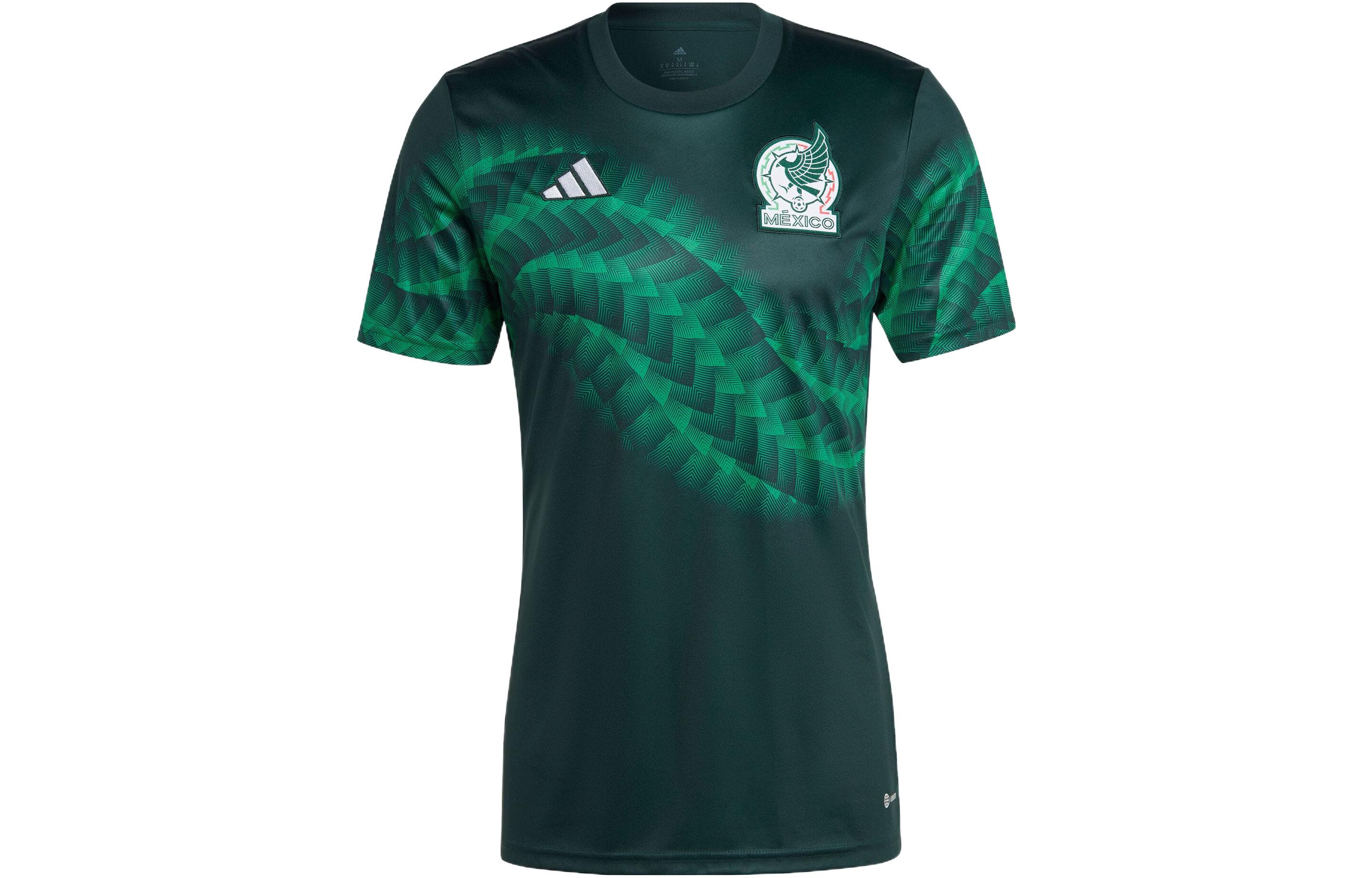 adidas Logo Graphic Crewneck Short Sleeve Retro Soccer Jersey Green Men’s. HF1370
