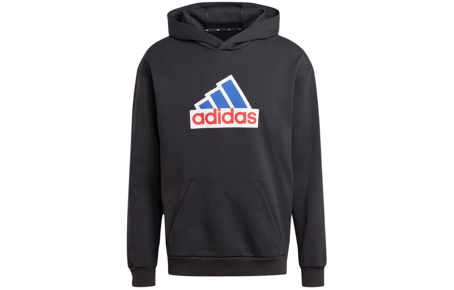 adidas Logo Graphic Hoodie Black IS3233