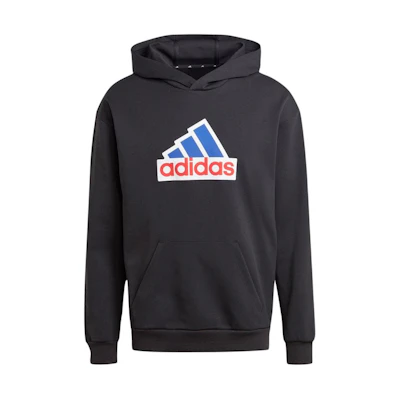 adidas Logo Graphic Hoodie Black IS3233