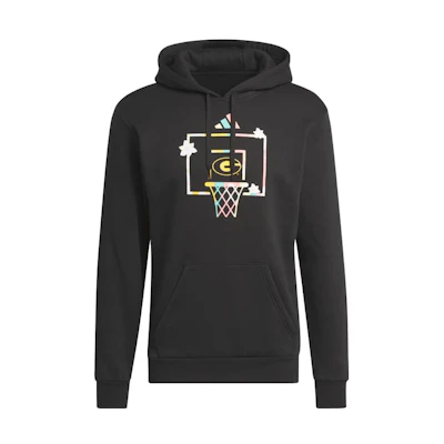 adidas Logo Graphic Hoodie Black/White IS6161