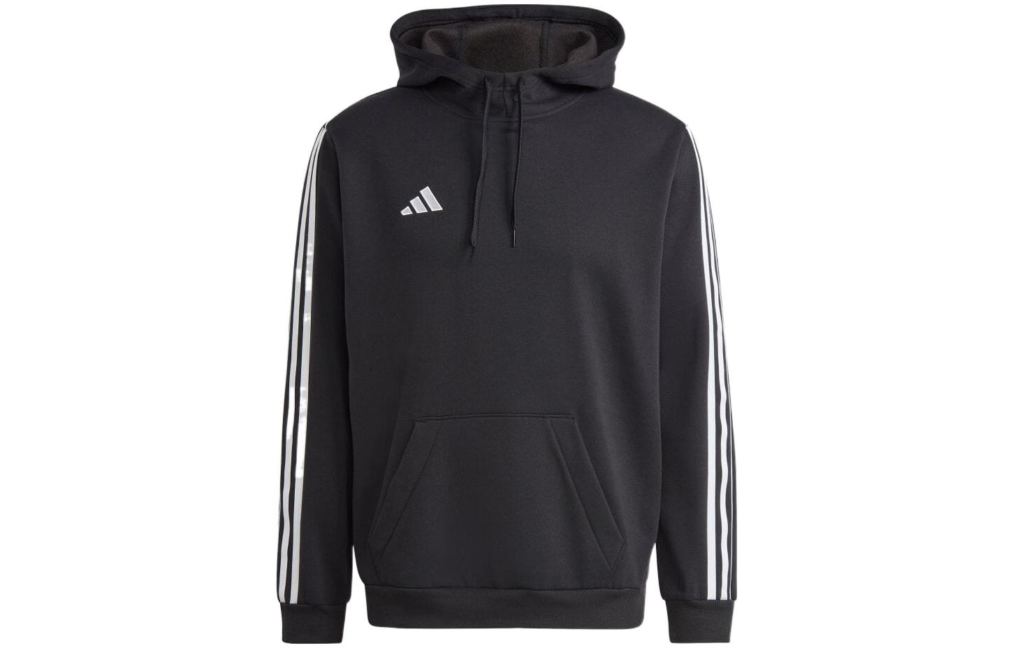 adidas Logo Graphic Striped Print Hoodie Japanese Edition Black () HS3598-JAPAN
