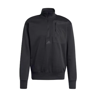 adidas Logo High Neck Pullover Sweatshirt Black IY1526