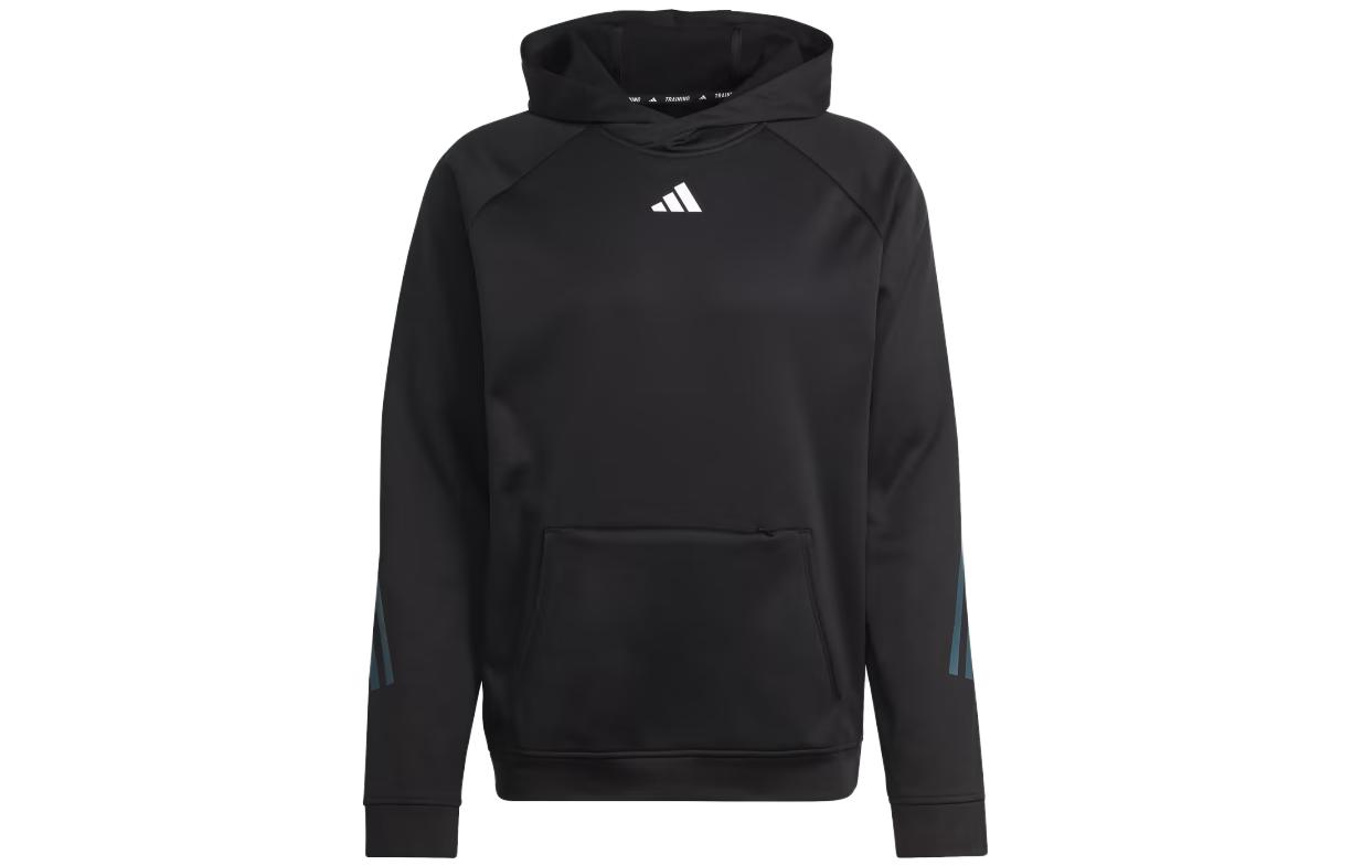 adidas Logo Hoodie Black IJ8116