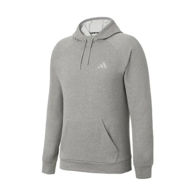 adidas Logo Hoodie Training Long Sleeve Sweatshirt Grey IW8390